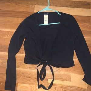 black brandy melville cross long sleeve